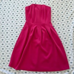 NEW YORK & COMPANY PINK STRAPLESS DRESS